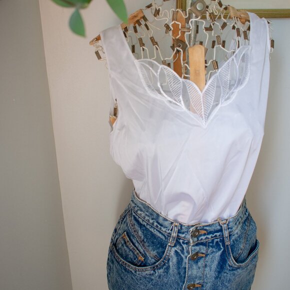 Vintage Denim Mini Skirt by Rio Size 00 - Picture 2 of 8